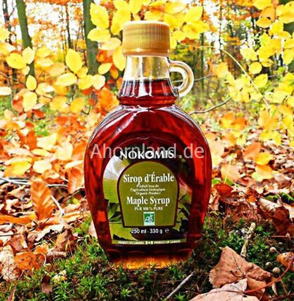 BIO Ahornsirup Nr. 2 Amber- Grad B 250 ml Glasflasche